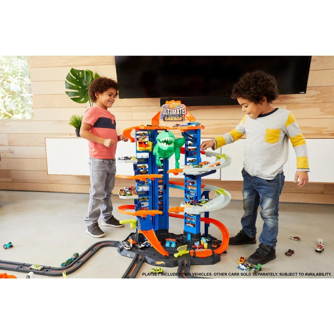 Hot Wheels Robo T-Rex Ultimate Garage
