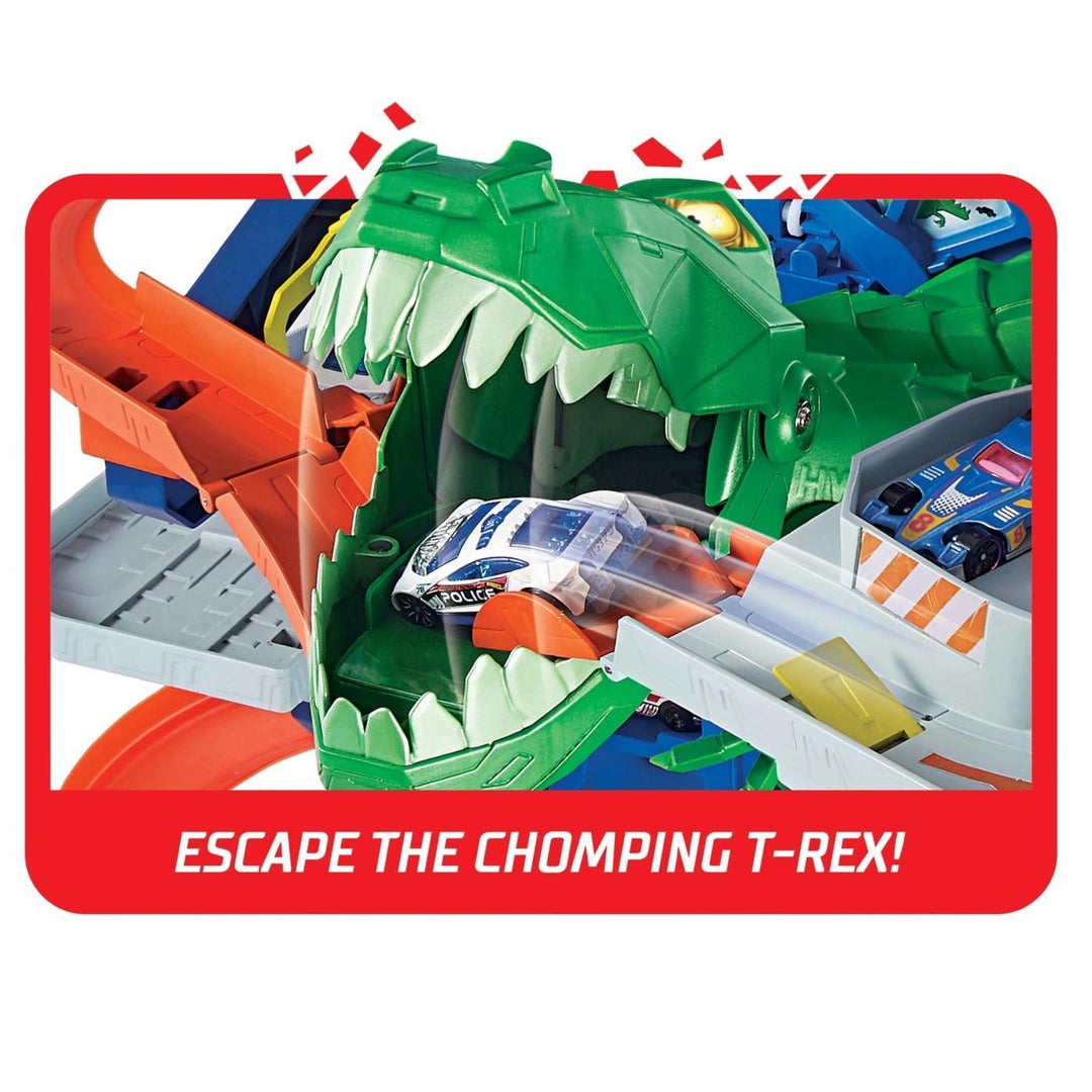 Hot Wheels Robo T-Rex Ultimate Garage