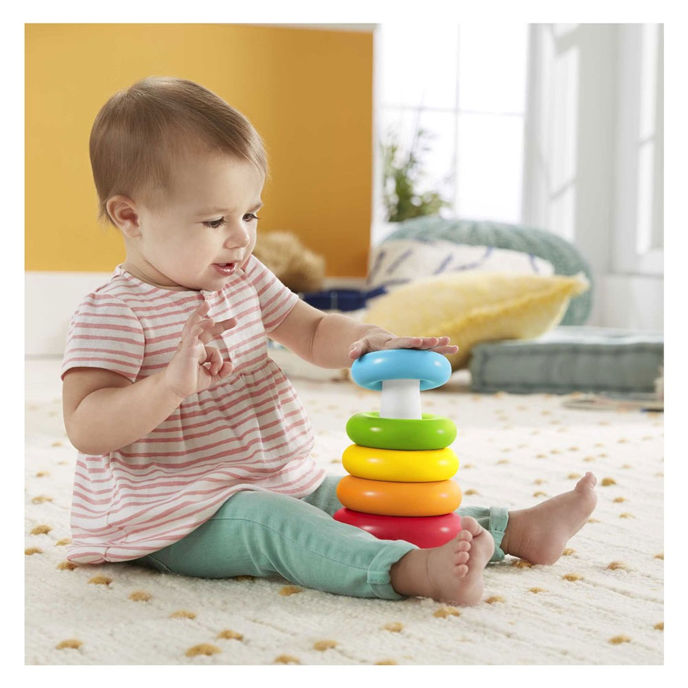 Fisher Price Eco Rock-A-Stack Stacking Toy Fisher Price Eco Rock-A-Stack Stacking Toy