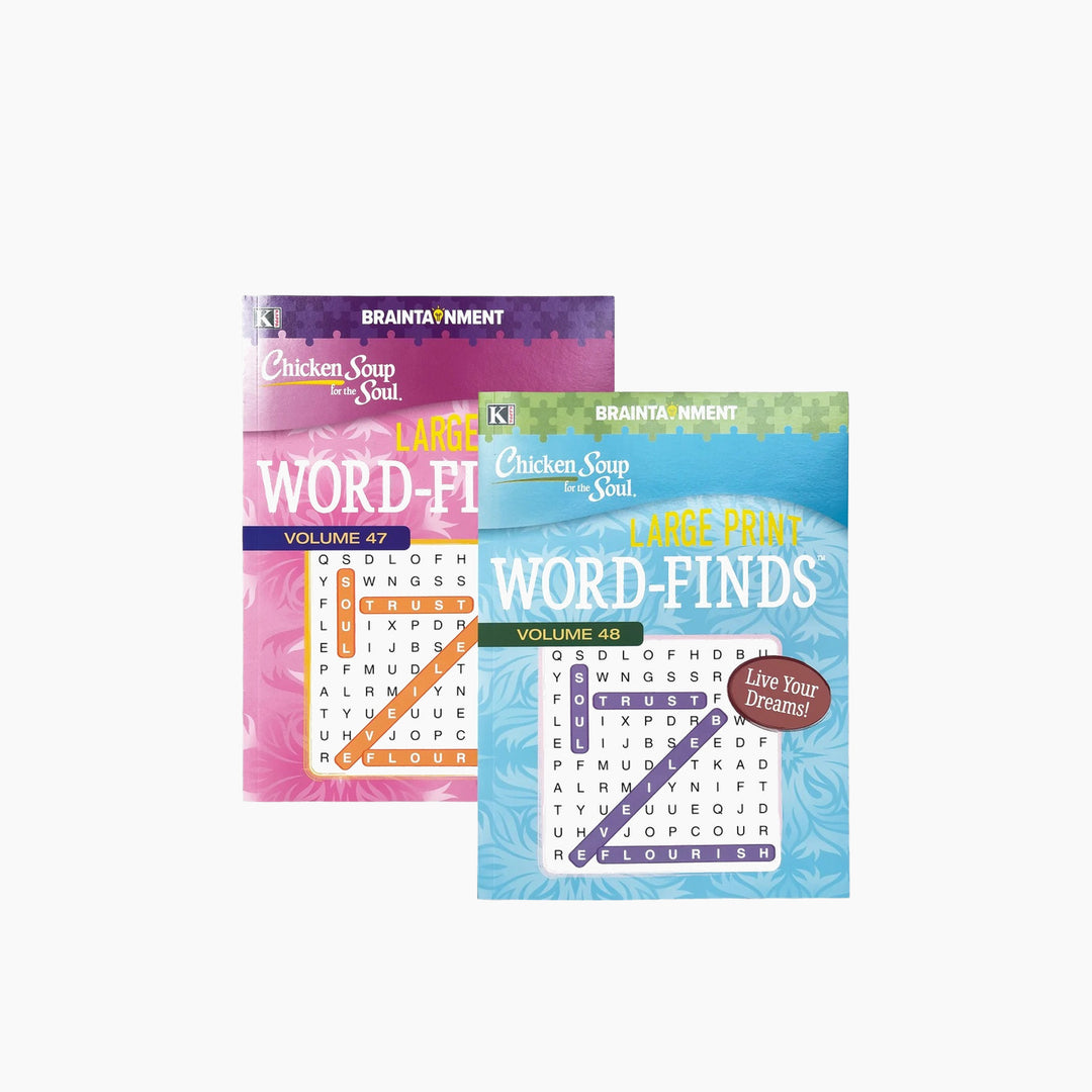 Bazic Kappa Large Print Chicken Soup For The Soul Word Finds Puzzle Book