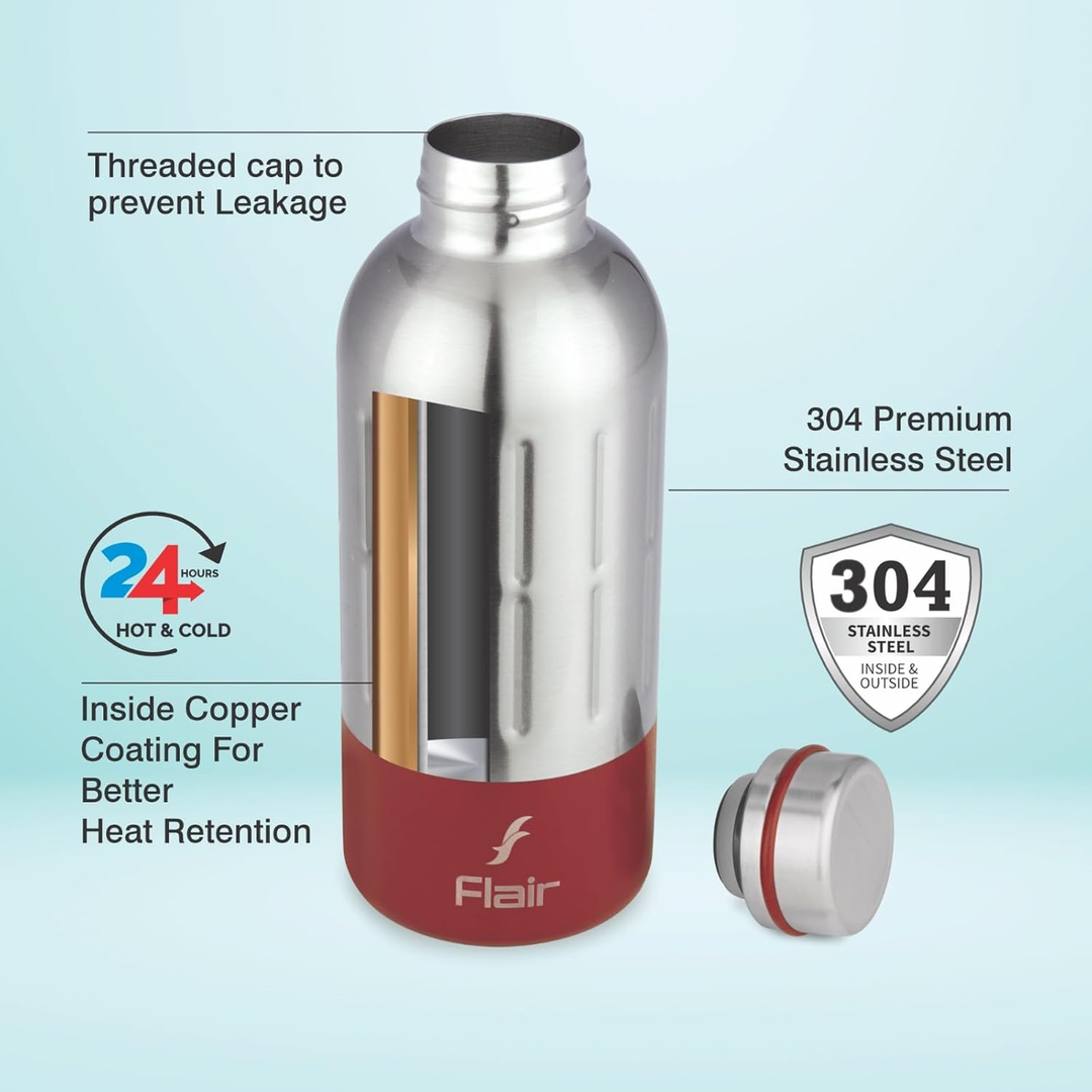 Flair Vacuum Insulated Steel Bottle