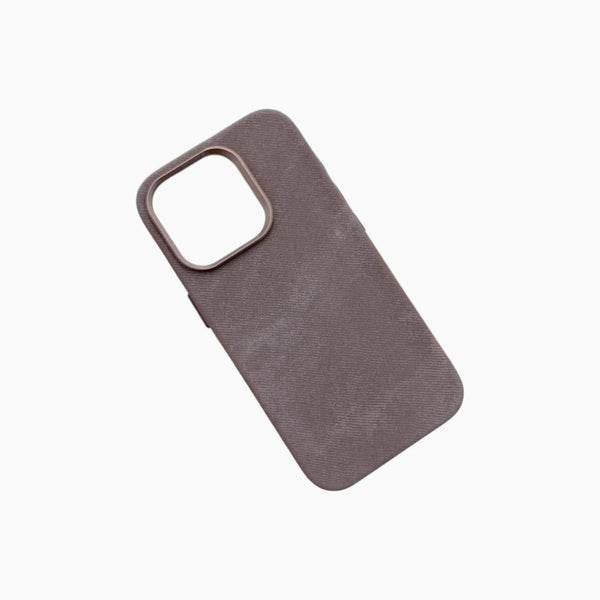 iPhone Magnetic Fiber Leather Phone Case