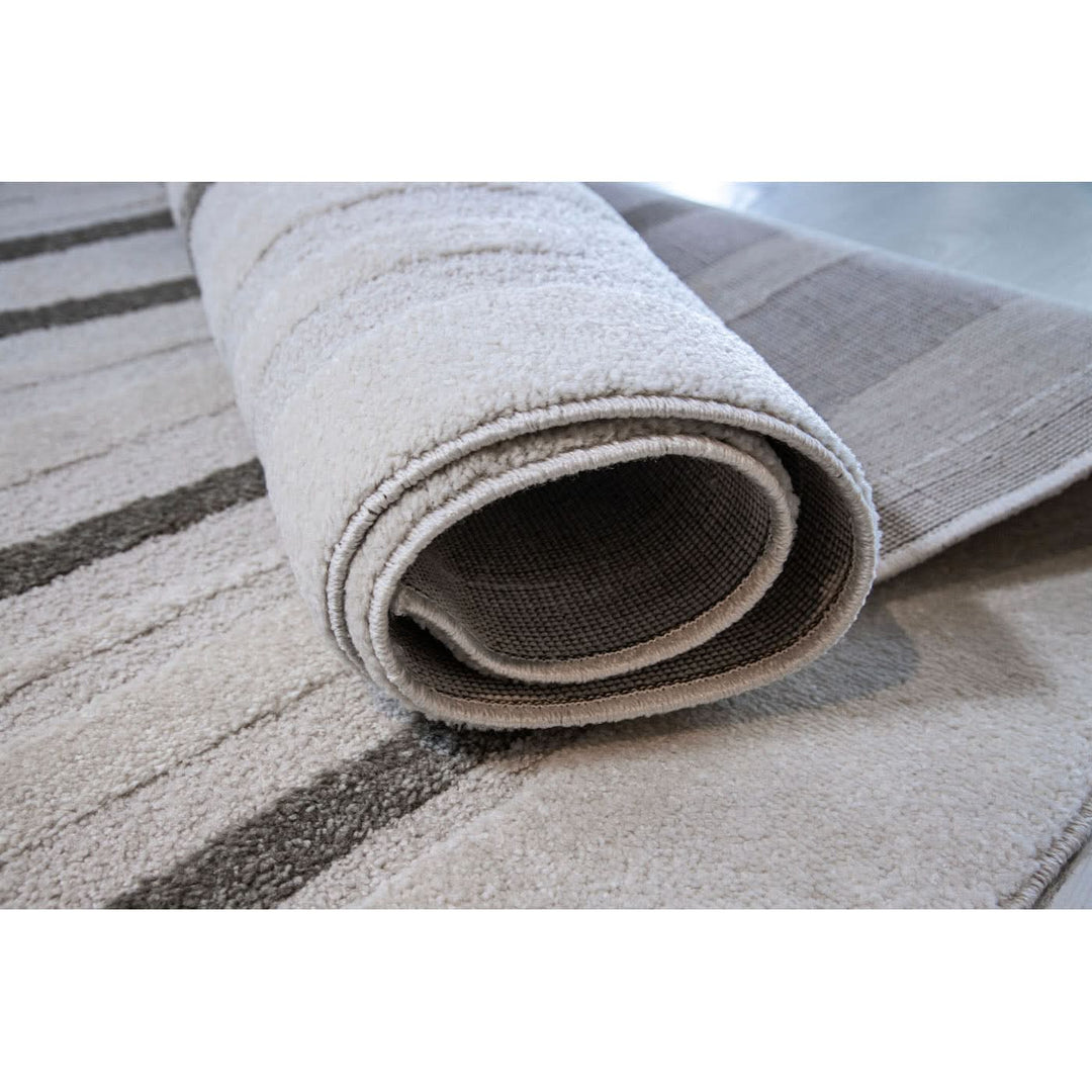Spazio Home Monochrome Herringbone Rug