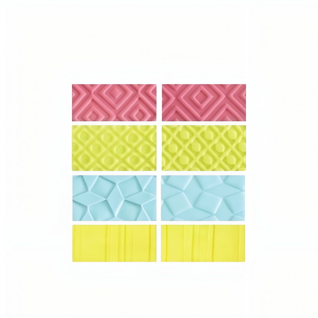 Decora Geometric Effect Embossing Mats - HUNA