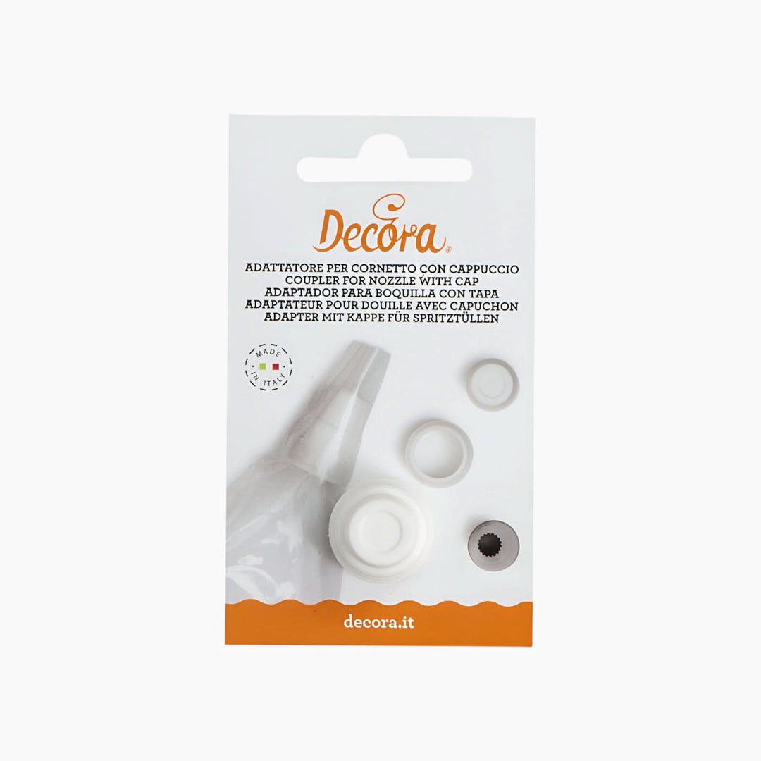 Decora Standard Coupler with Cap Decorating Tool