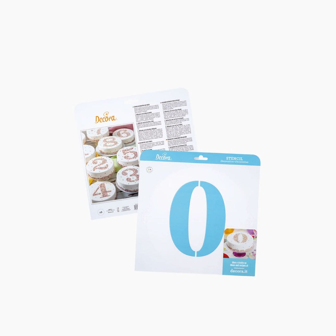 Decora Stencil Numbers Baking Stencils - HUNA