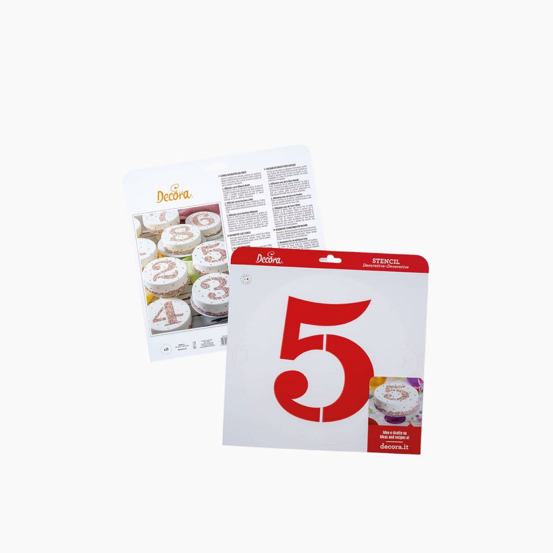 Decora Stencil Numbers Baking Stencils - HUNA