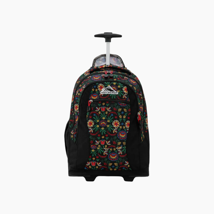 High Sierra Wheeled Backpack – Black, Versatile for Travel