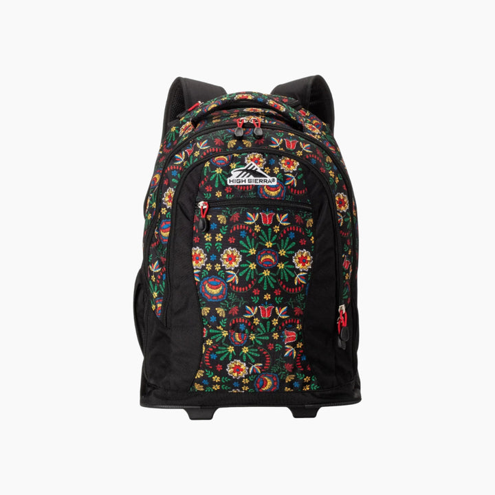 High Sierra Wheeled Backpack – Black, Versatile for Travel