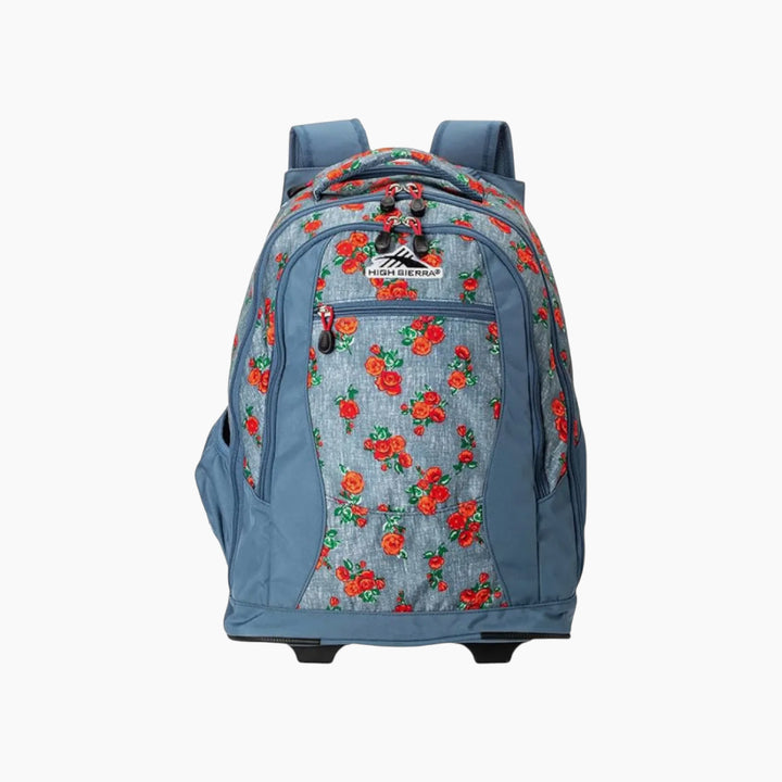 High Sierra Curve Wheeled Backpack – Dark Blue &amp; Durable