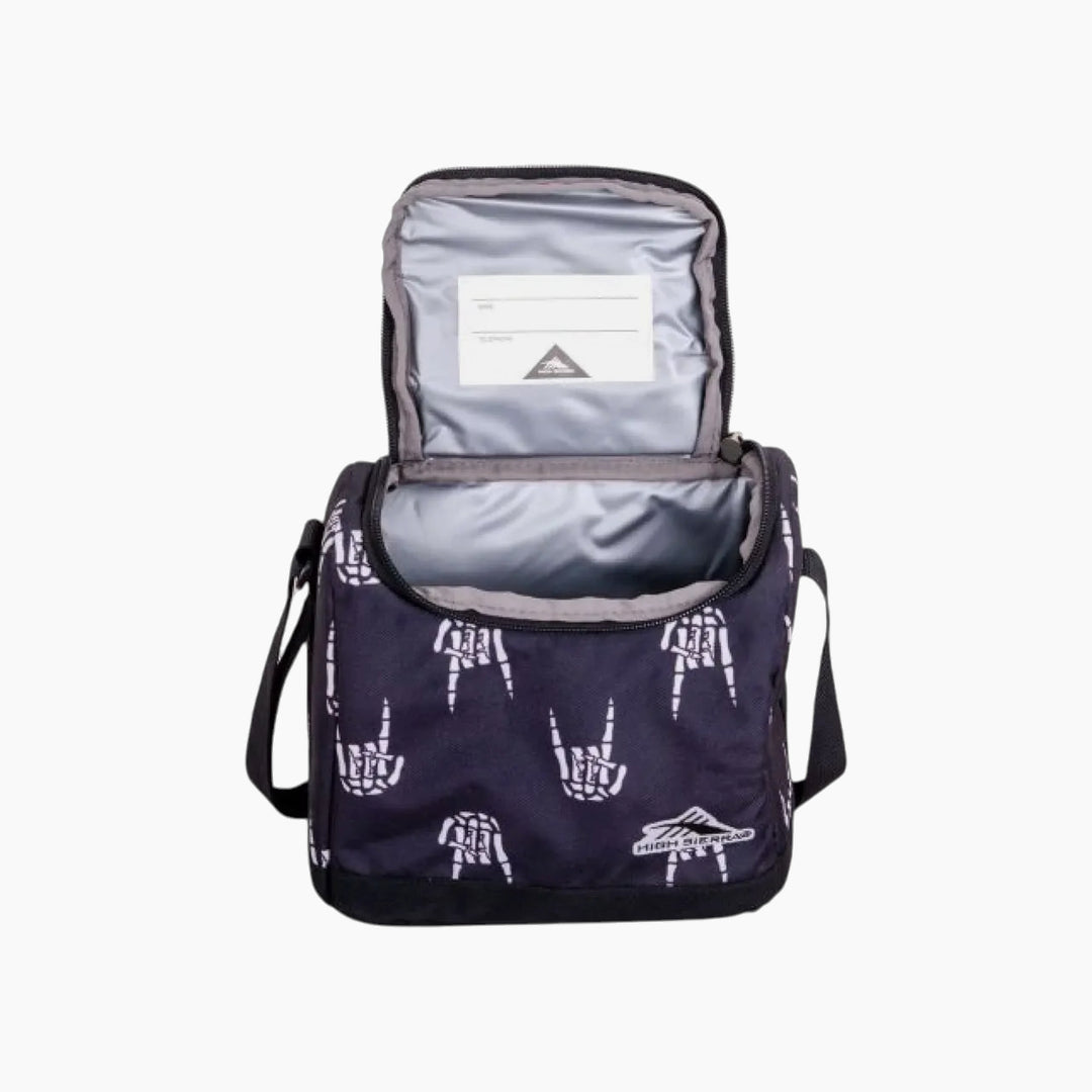 High Sierra Rock On Lunch Bag Insulated Grey Black