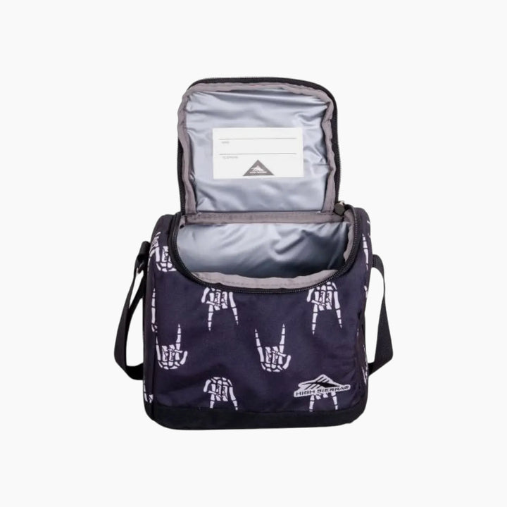 High Sierra Rock On Lunch Bag Insulated Grey Black