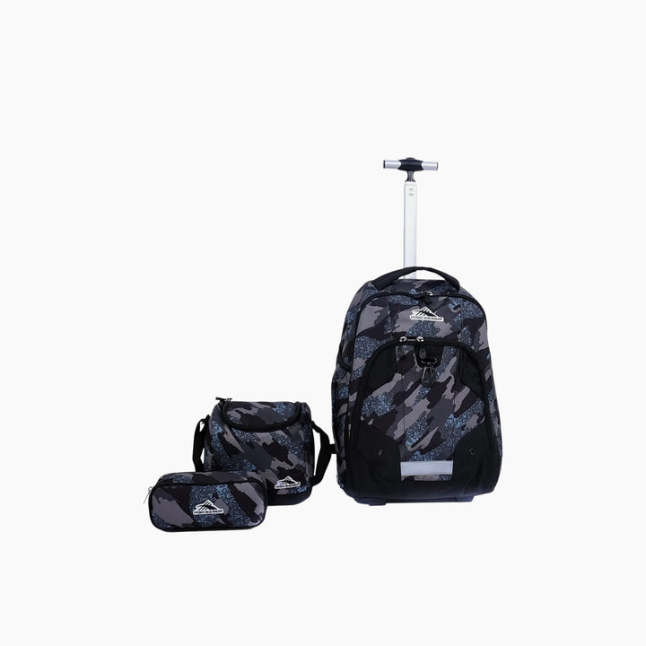 High Sierra Zestar Wheeled Backpack Black