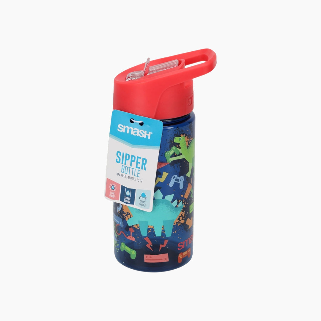 Smash Plastic Sipper Water Bottle With Handle 450Ml