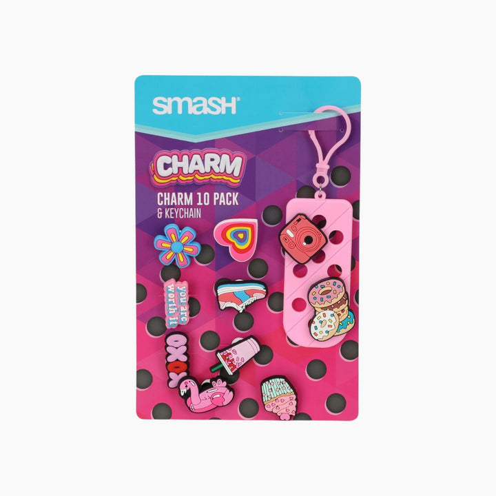 Smash Charm Keyring Pack Of 10 Charms