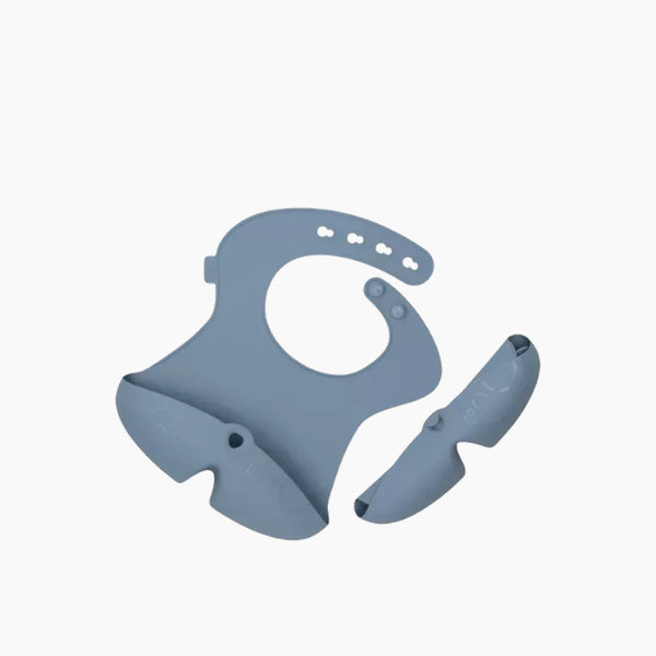 Silicone Bib Lullaby Blue
