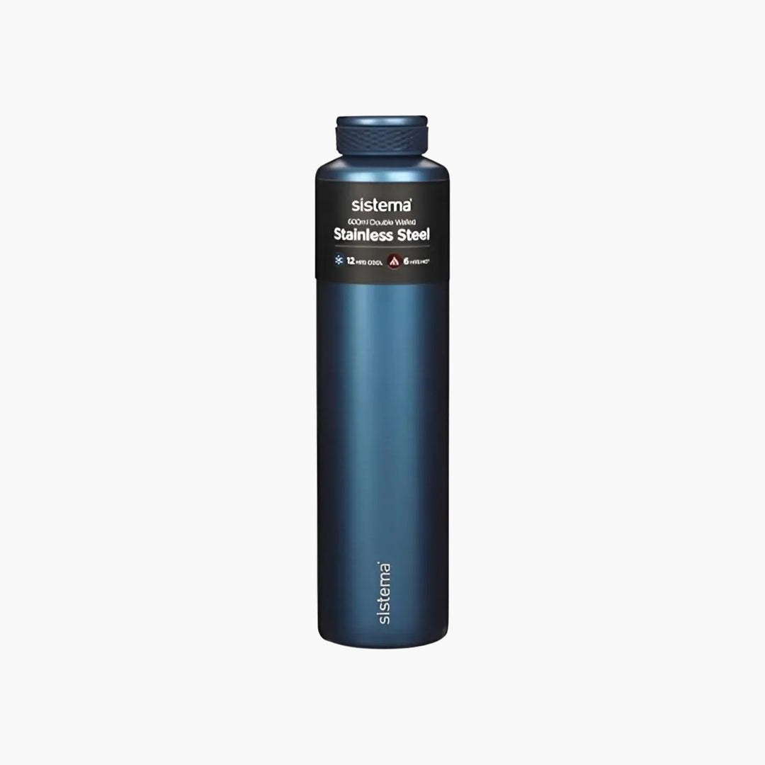 Sistema | Chic Stainless Steel Bottle - 600 Ml