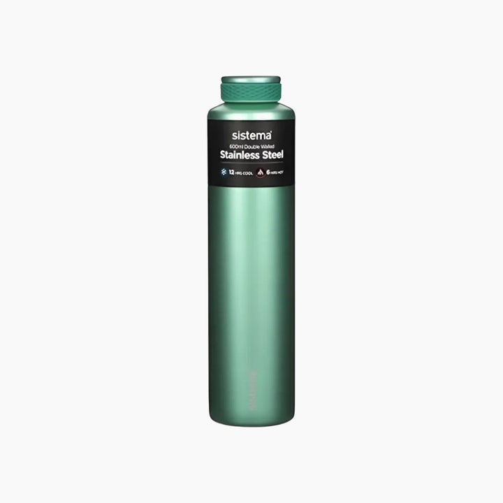 Sistema | Chic Stainless Steel Bottle - 600 Ml