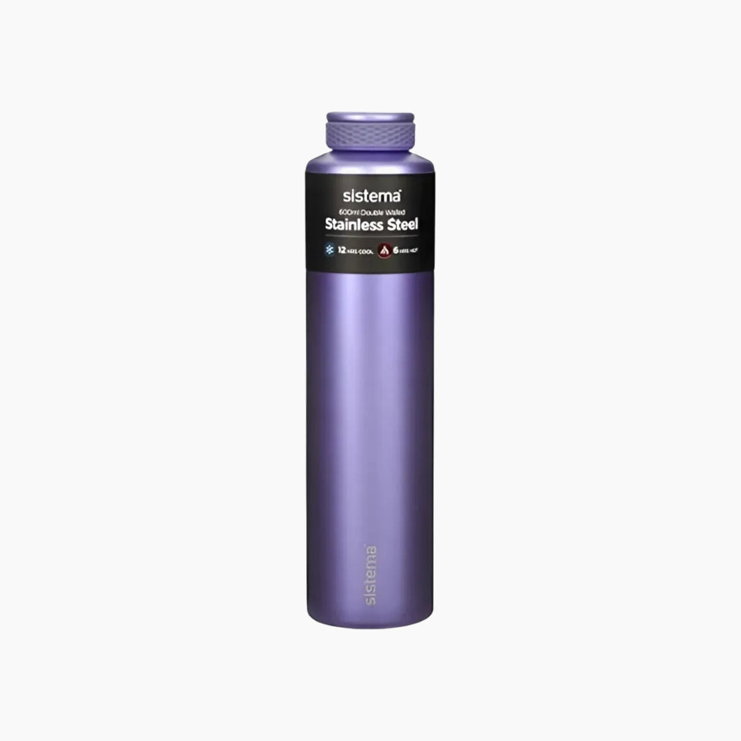 Sistema | Chic Stainless Steel Bottle - 600 Ml