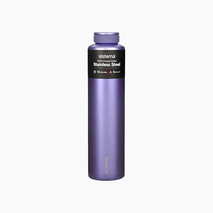 Sistema | Chic Stainless Steel Bottle - 600 Ml