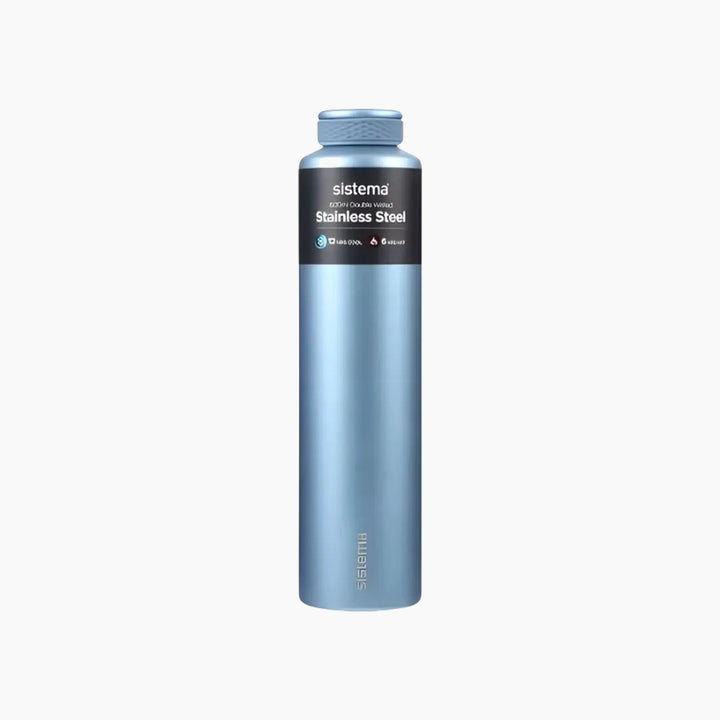 Sistema | Chic Stainless Steel Bottle - 600 Ml