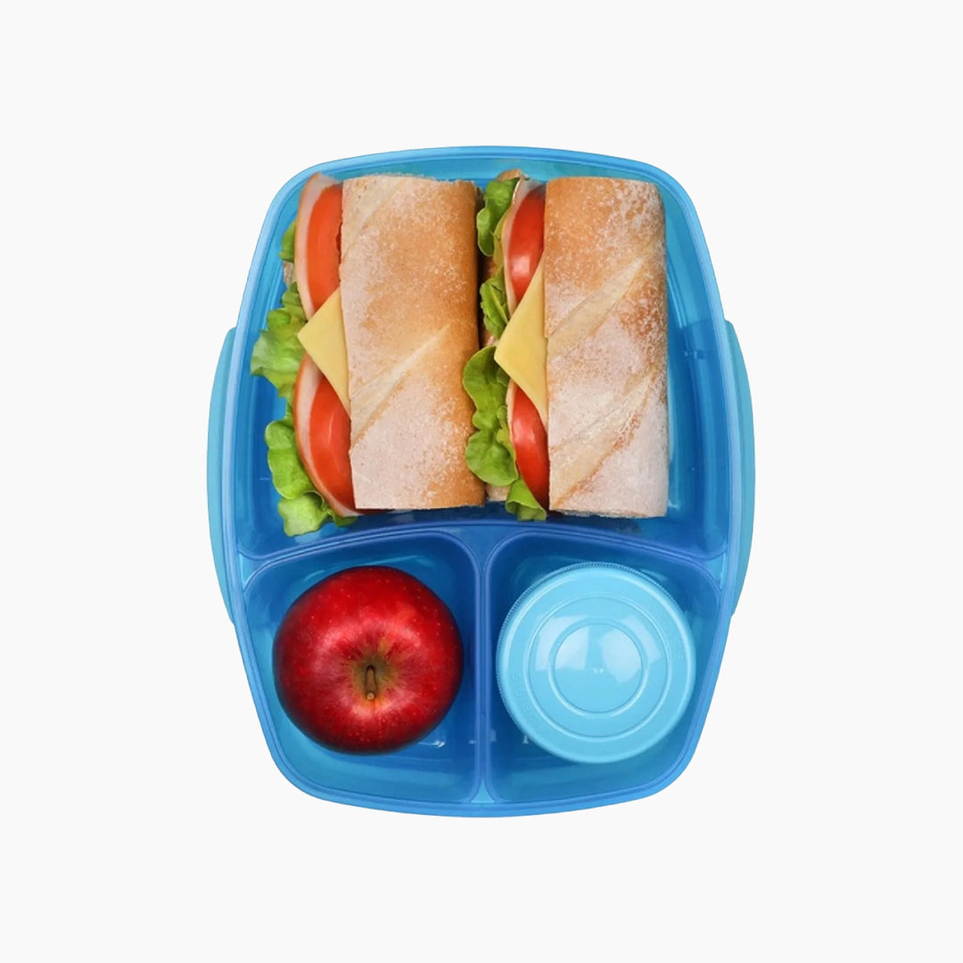 Sistema | Triple Split Lunch With Yogurt Pot - 2 L