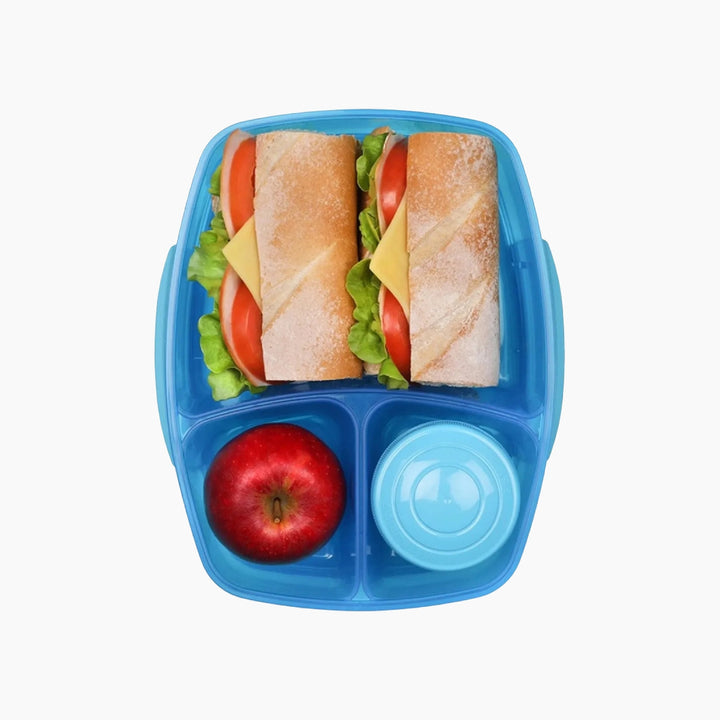 Sistema | Triple Split Lunch With Yogurt Pot - 2 L