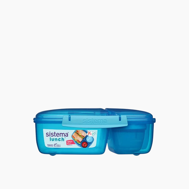 Sistema | Triple Split Lunch With Yogurt Pot - 2 L