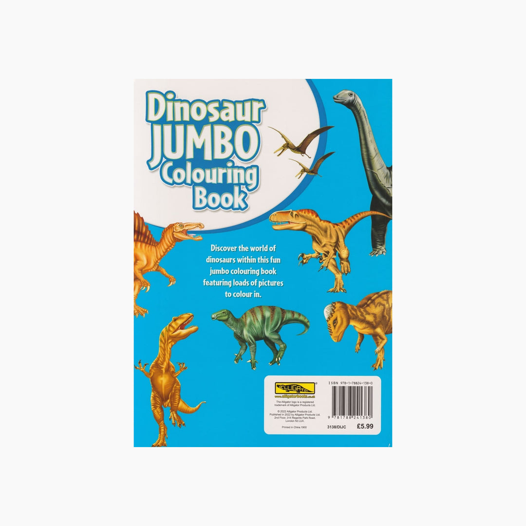 Alligator Dinosaur Jumbo Colouring Book