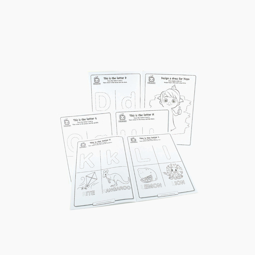 Alligator Cocomelon Abc Colouring Book