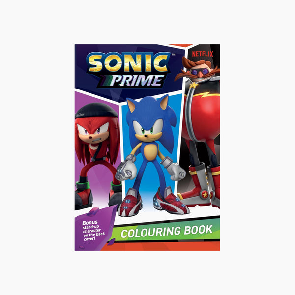 Alligator Sonic Prime Colouring Book