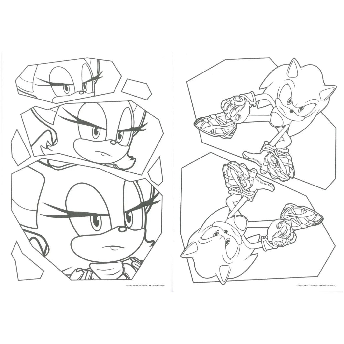 Alligator Sonic Prime Colouring Book Alligator Sonic Prime Colouring Book