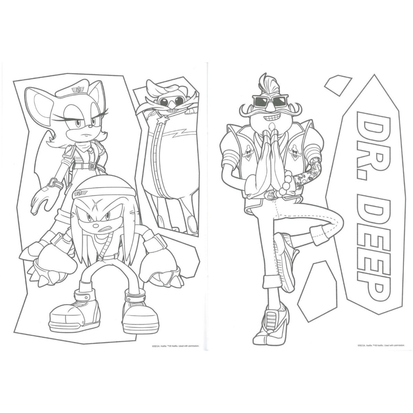 Alligator Sonic Prime Colouring Book Alligator Sonic Prime Colouring Book