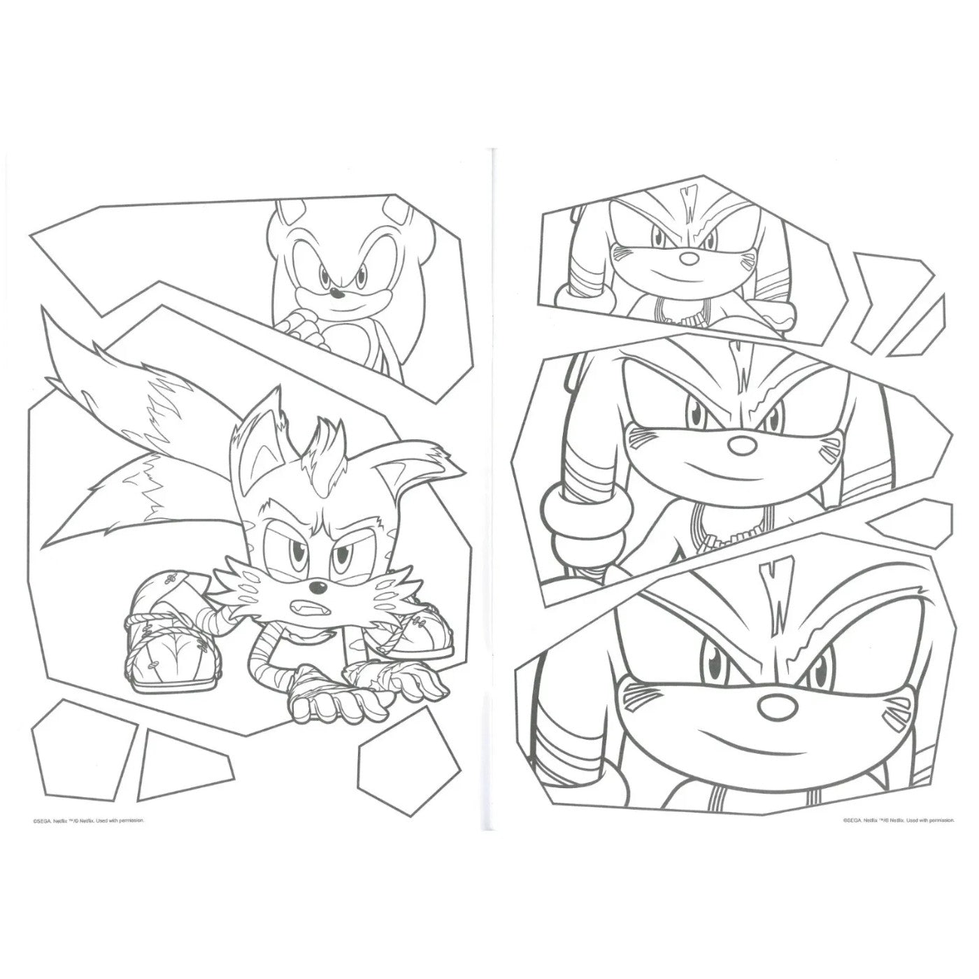 Alligator Sonic Prime Colouring Book Alligator Sonic Prime Colouring Book