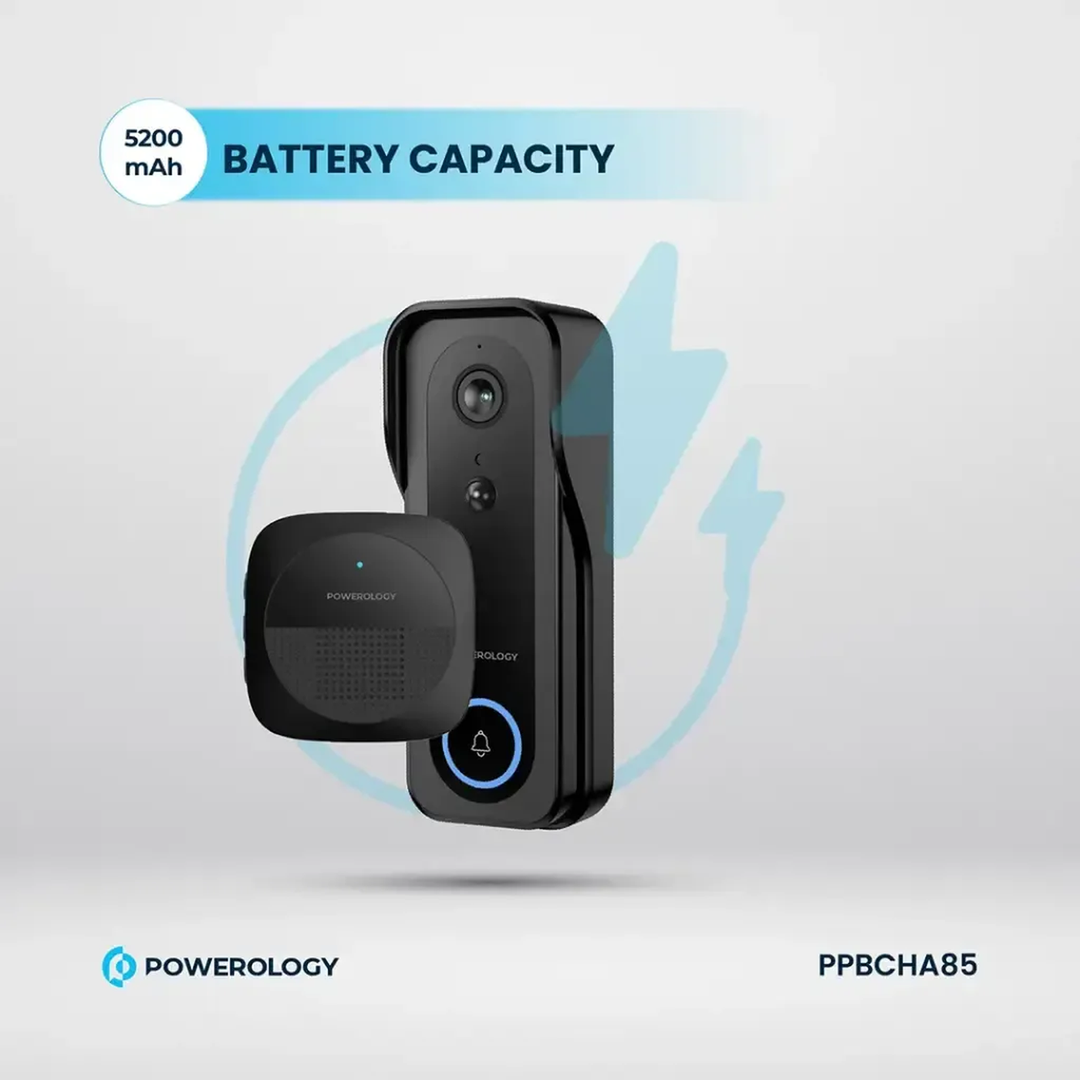 Powerology Smart Camera Doorbell - HUNA