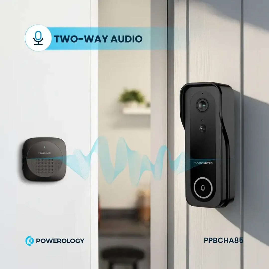 Powerology Smart Camera Doorbell - HUNA