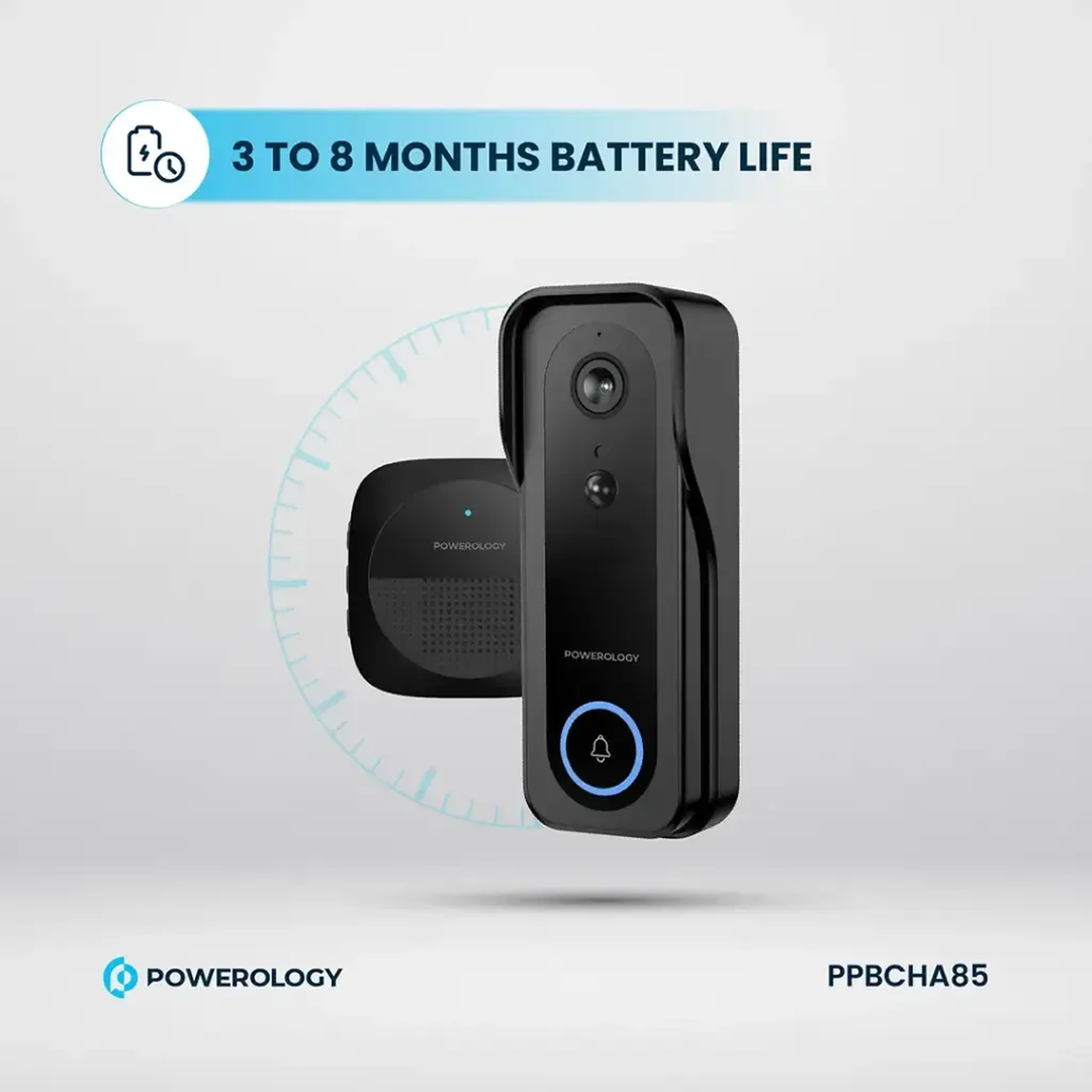 Powerology Smart Camera Doorbell - HUNA