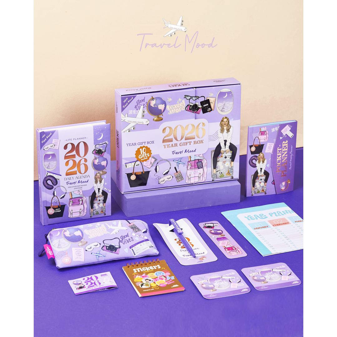 Travel Mood Agenda Gift Set 2026