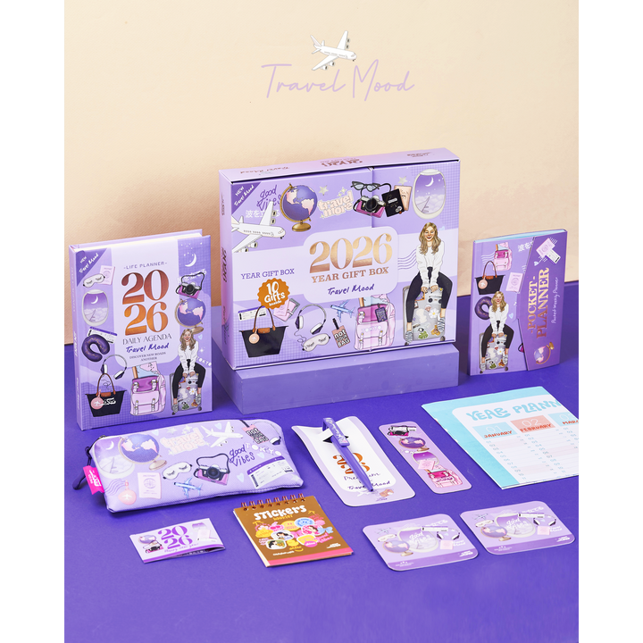 Travel Mood Agenda Gift Set 2026
