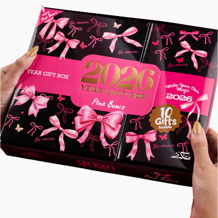 Pink Bows Agenda Gift Set 2026