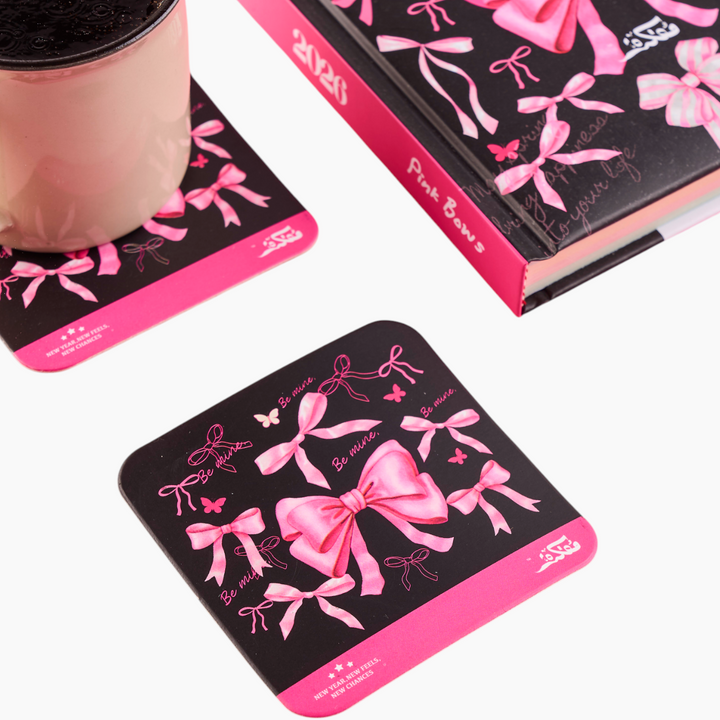 Pink Bows Agenda Gift Set 2026