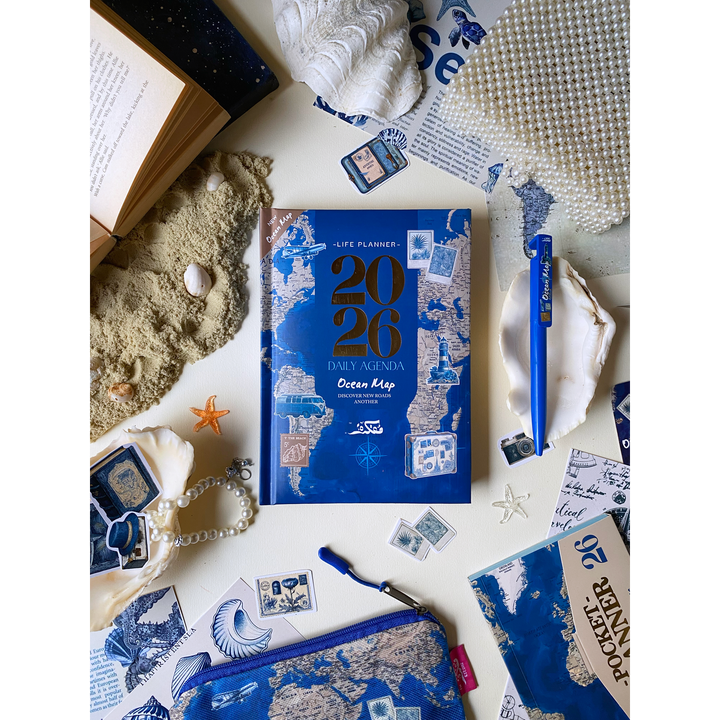 Ocean Map Agenda Gift Set 2026