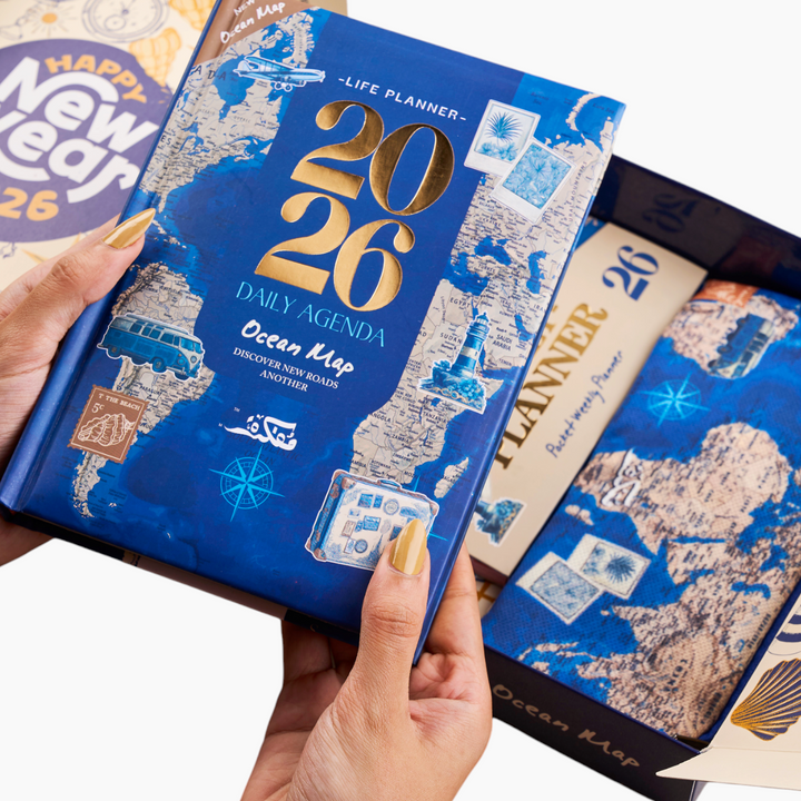 Ocean Map Agenda Gift Set 2026