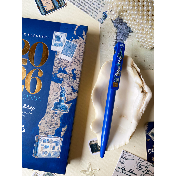 Ocean Map Agenda Gift Set 2026