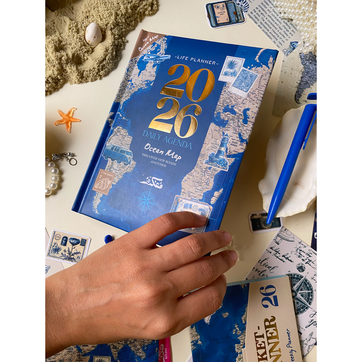 Ocean Map Agenda Gift Set 2026