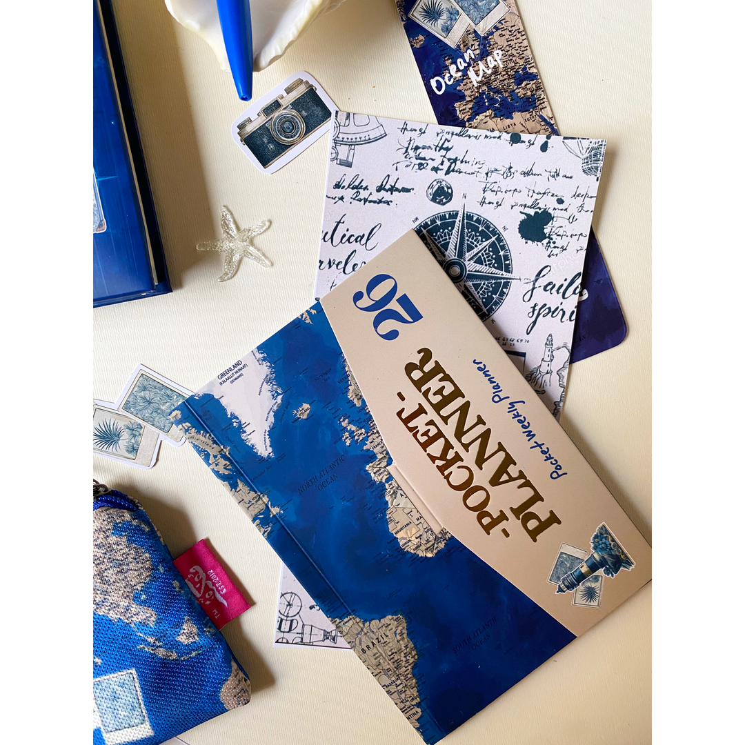Ocean Map Agenda Gift Set 2026
