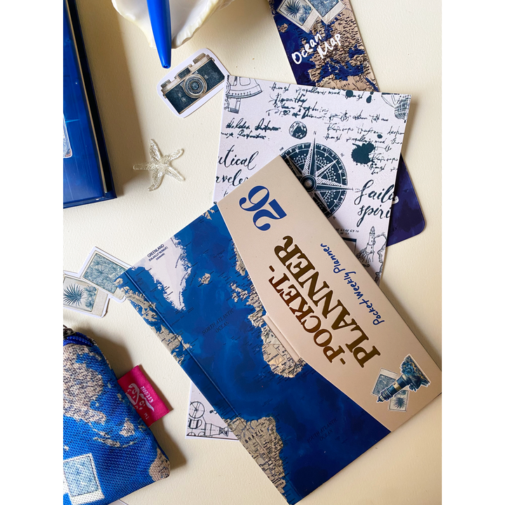 Ocean Map Agenda Gift Set 2026