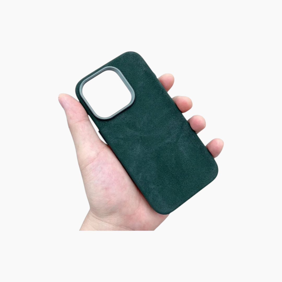 Catchy Jo iPhone Magnetic Fiber Leather Phone Case