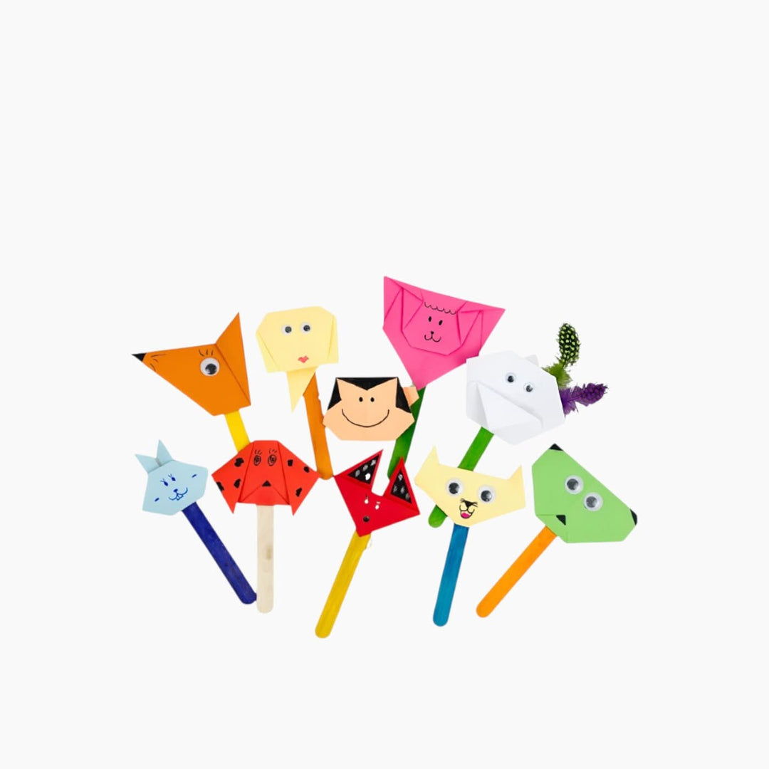 Waragami Origami Animal Faces Theme Kit - HUNA