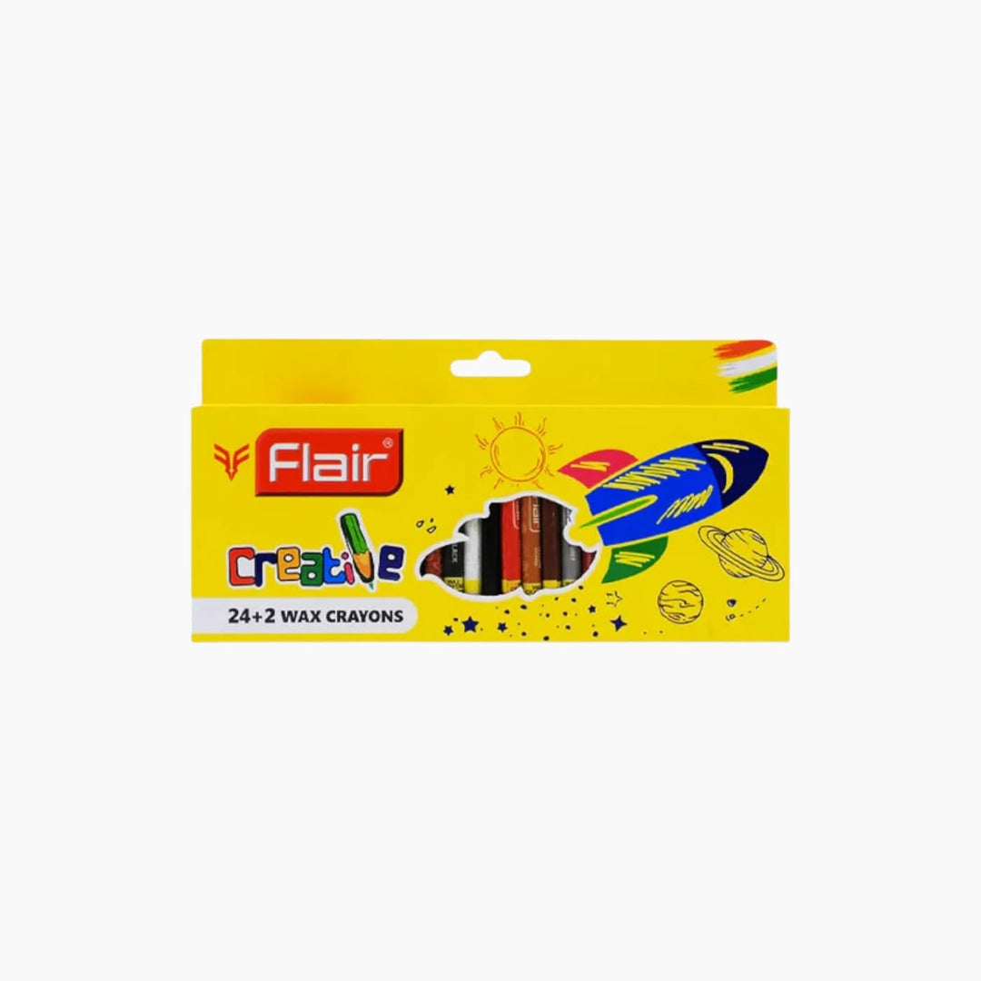 Flair Creative 24 + 2 Wax Crayons